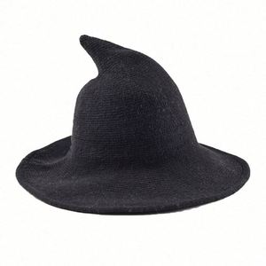 Chapeau de sorcière unisexe style Dobby, bonnet en laine tricotée, accessoire de costume pour l'hiver, Halloween, fête, mascarade, cosplay, décontracté, pêche, plage - Product Image 3