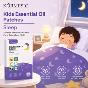 KORMESIC Marque Privée Personnalisée 5 Pièces/30 Patchs Patchs d'Huiles Essentielles Végétales Pures pour Enfants Soin du Sommeil Apaise l'Agitation Vente en Gros - Product Image 2