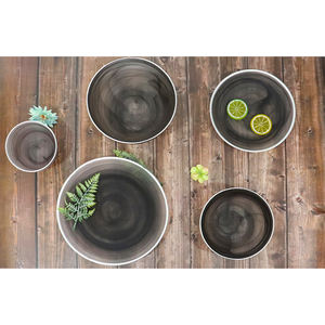 Tazón <span class=keywords><strong>de</strong></span> fruta <span class=keywords><strong>de</strong></span> mosaico, vidrio <span class=keywords><strong>de</strong></span> borosilicato ovalado, vidrio martillado, tazón <span class=keywords><strong>de</strong></span> sopa para mezclar, decoración para microondas, tazón <span class=keywords><strong>de</strong></span> vidrio <span class=keywords><strong>Pyrex</strong></span> - Product Image 3