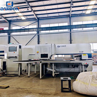 Máquina de Corte Láser CNC de 3000W, 30T, 16 Estaciones, Prensa de Torreta Mecánica de 5000x1250mm para Puertas de Gabinetes y Chapa Metálica