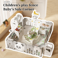 Parque de juegos de plástico para niños pequeños con set de juguetes, centro de actividades para bebés, corralito para sala de juegos infantil, fabricante