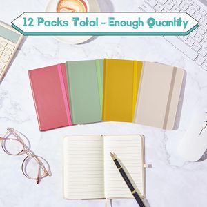 สมุดบันทึกปกแข็งหนัง PU แบบมีเส้นบรรทัด ขนาด A5 สำหรับธุรกิจ  แบบขายส่ง ปรับแต่งได้ พร้อมโลโก้ เหมาะสำหรับเป็นของขวัญ/สมุดวางแผน - Product Image 3
