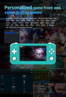 Tablette de jeu portable Rg505 OLED IPS à écran tactile Android 12 pour Honor of Kings, consoles de jeux rétro