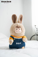 Peluche douce en forme de lapin, compagnon de sommeil unisexe de 60 cm, pour les enfants de 7 ans et plus, cadeau