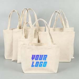 Bolsas de Compras Promocionales Reutilizables con Logotipo Personalizado, Impresas por Sublimación, Bolsas de Tela de Poliéster y Algodón Lisas - Product Image 1