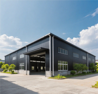 Bâtiment en acier préfabriqué, hangar en acier, atelier industriel, bâtiment commercial, structure en acier, entrepôt