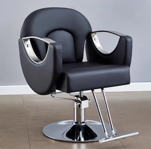 Sillón de Barbería Vintage Reclinable, Resistente, Portátil, para Uso Hospitalario, Bomba Hidráulica de Alta Resistencia, Altura Ajustable, Mueble de Salón de Lujo - Product Image 4