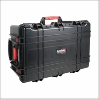 Valise trolley en plastique ABS rigide de bonne qualité, étanche IP67, résistante aux chocs IK10, pour usage extérieur, rangement d'articles de pêche avec roues et mousse