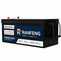 Grosir Pabrik Baterai Lithium LiFePO4 12V 24V 200Ah 400Ah BMS Solusi AC Parkir Truk Kustom