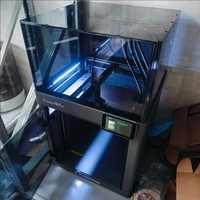 Imprimante 3D FDM Flashforge Creator 5 Pro, 4 têtes d'impression, 300 mm/s, multi-matériaux, 256*256*256 mm, machine de prototypage industrielle