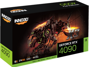 Nouvelle carte graphique INNO3D GeForce RTX 4090D X3 24 <span class=keywords><strong>Go</strong></span> de mémoire Série <span class=keywords><strong>40</strong></span>, emballage scellé, GPU de jeu pour ordinateur de bureau - Product Image 2