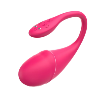 Tadpole App Kabelloses Mini-Gummi-Vibrations-Spielzeug mit Fernbedienung für weibliche Masturbation – Erotikspielzeug zum Flirten - Product Image 1