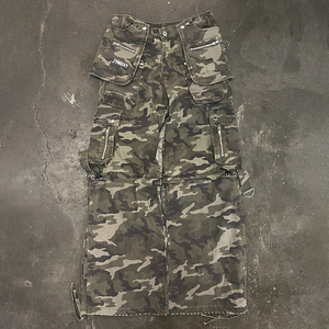 Vintage Multi Pocket Camouflage Trousers Carpenter Baggy <b>Cargo</b> <b>Pants</b> Custom Oversized Wide Leg Streetwear <b>Work</b> Camo <b>Pants</b> Men - Product Image 2