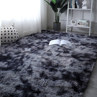 Grand tapis moderne en polyester moelleux et duveteux, tapis doux et pelucheux, chambre à coucher, salon, chambre d'enfant, poils longs, fait à la main, lavable, antidérapant