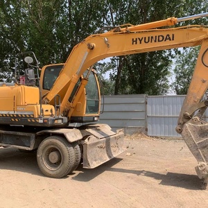 Excavatrice Hyundai 150W-9T d'occasion à haute efficacité de travail, moteur Cummins, 3m, performances fiables, comprend moteur et boîte de vitesses, en vente à Hefei - Product Image 2