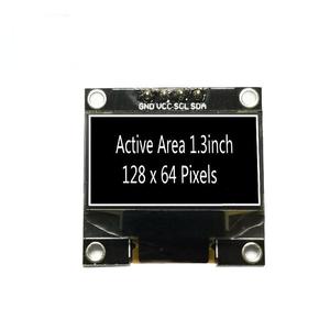 Módulo de Display OLED de 1.3 Polegadas 128x64 I2C IIC Tela 4 PIN SH1106 SSD1306 Monocromática Branco Azul para Arduino Raspberry Pi - Product Image 1