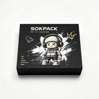 Boîte en carton rigide pliable personnalisée avec structure adhésive 3M, impression UV artistique, montage facile pour objets de collection, emballage cadeau