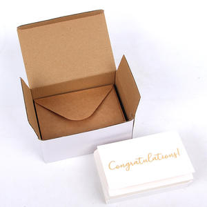 การ์ดแสดงความยินดีพร้อมซองการ์ดอวยพรสุดหรูขอแสดงความยินดีสลักลายนูนเป็นตัวอักษรฟอยล์สีทองสำหรับงานรับปริญญา - Product Image 5