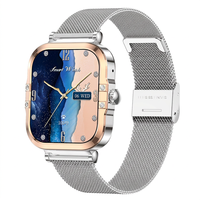 Montre connectée 1,75 pouce AMOLED, appels Bluetooth, NFC, moniteur de fréquence cardiaque, tension artérielle, SpO2, portable