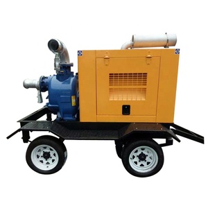 Bomba centrífuga autocebante de 8 pulgadas para lodos con motor 80 City, bomba de transferencia de aguas residuales sin obstrucciones - Product Image 3