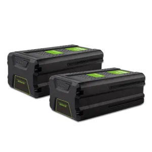 Baterai 80V pengganti 4Ah untuk pemotong rumput baterai alat kebun isi ulang untuk Greenwork Pro G-MAX GBA80500 BAG708 BAG711