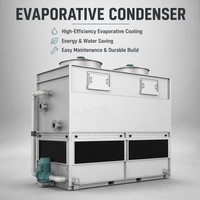 Ventilateur axial à faible bruit pour condenseur évaporatif à tirage forcé, pour entrepôt frigorifique, congélateur rapide, rejet de chaleur ammoniac/freon