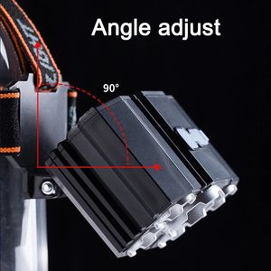 <span class=keywords><strong>Lampe</strong></span> <span class=keywords><strong>frontale</strong></span> portable Rechargeable à 5 LED, imperméable, avec câble USB, 4 Modes d'éclairage, idéal pour l'extérieur, le Camping ou la chasse, <span class=keywords><strong>18000</strong></span> <span class=keywords><strong>lumens</strong></span> - Product Image 6