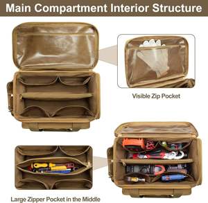 Sac de rangement pour outils, sac organisateur d'outils pour homme, sac de travail multifonctionnel - Product Image 3