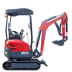 Mini-excavatrice sur chenilles pour l'agriculture, les travaux ménagers, la rétrocaveuse à bras inversé, le déchiqueteur de sol pour vergers, fabrication - Product Image 5