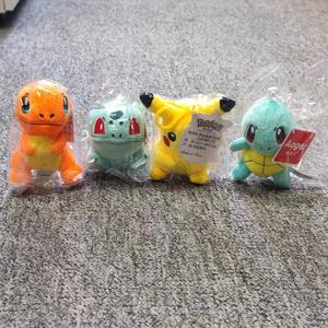 Véritable porte-clés classique en peluche <span class=keywords><strong>Pokemon</strong></span> Cute Pikachu Squirtle Bulbasaur Charmander Backpack Pendant - Product Image 2