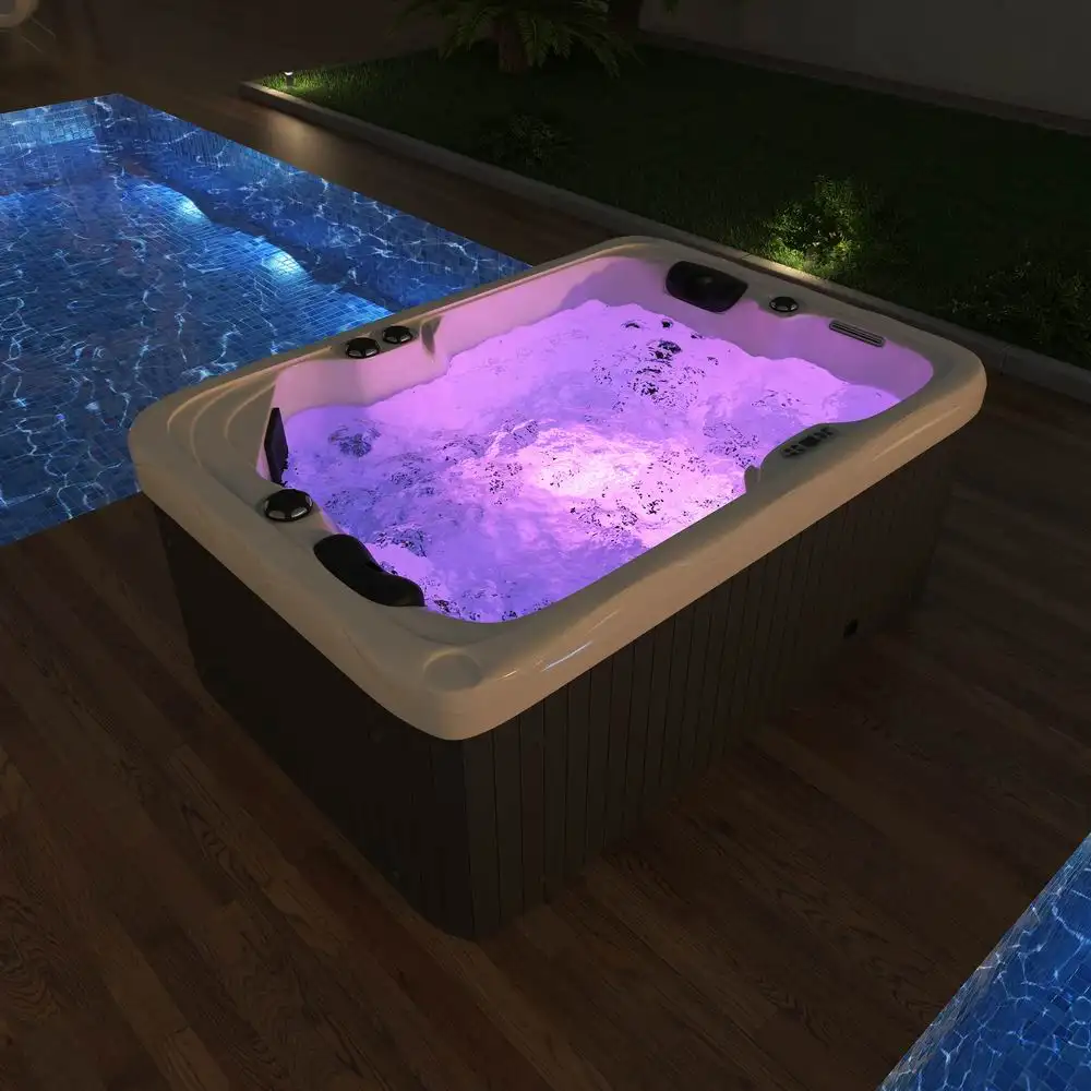 Spa bain à remous extérieur jacuzzis bain acrylique baignoires à remous à vendre pas cher prix luxe sexy hydro massage balboa hottub tube