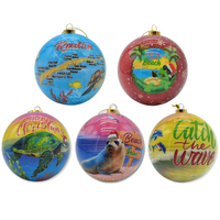 Boule de Noël décorative sur mesure, souvenir grec, boule de Noël grecque