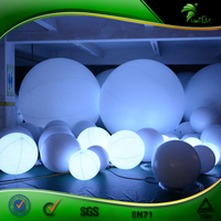 Ballon gonflable blanc de marque, sphère pour éclairage LED clignotant, 80cm, XXL, en promotion