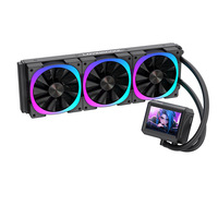 Radiateur de refroidissement liquide 360 DIY pour montage d'animations, écran LCD, contrôle de température 240, ARGB tout-en-un DP-02 25dBA pour tous