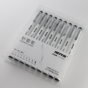 Juego de 12 Rotuladores de Punta Fina para Dibujo Artístico, Tinta Negra Resistente al Agua, Marcadores de Tinta de Archivo para Artistas, Delineadores para Bocetos - Product Image 1