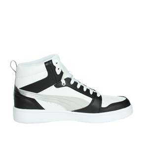 Puma Sneakers Hautes pour Femmes Blanc Noir Style Basket-Ball - Product Image 4