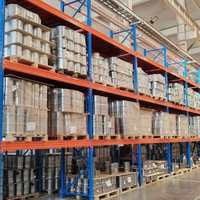 Estantería de Paletización VNA Ajustable de Acero Reforzado con Recubrimiento Electrostático de Polvo Epoxi de 5 Capas, Cartón de Almacenamiento de Grado Industrial