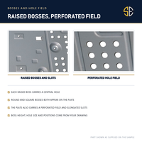 Plaque de support en tôle découpée au laser sur mesure pour circuit imprimé d'imprimante OA |   Pièces OEM de fabrication de précision par estampage simple