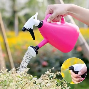 Regadera con pulverizador de 1L/1.5L, boquilla ajustable para jardín, balcón, plantas de interior, diseño de plástico duradero - Product Image 4