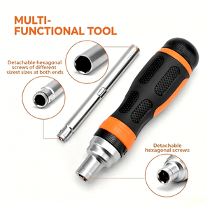 Destornillador Torx Magnético con Trinquete de 114 mm, Mango Antideslizante, Herramienta para Bricolaje - Product Image 4