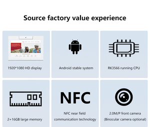 Bán buôn 13.3 inch rk3566 <span class=keywords><strong>Android</strong></span> Máy Tính Bảng Máy tính để bàn LCD Bảng điều chỉnh L hình dạng cảm ứng điện dung màn hình máy tính bảng với NFC cho doanh nghiệp - Product Image 3