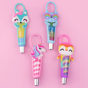 <span class=keywords><strong>Gloss</strong></span> à lèvres pour filles <span class=keywords><strong>rose</strong></span>, à base d'huile, mignon, fruité, <span class=keywords><strong>pailleté</strong></span>, personnalisable avec votre propre logo, marque privée, <span class=keywords><strong>gloss</strong></span> à lèvres avec porte-clés - Product Image 2