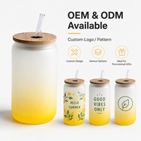 Gobelet en verre givré de 12 oz, personnalisable avec impression, en forme de canette, prêt à l'emploi, pour cadeau de mariage, de demoiselle d'honneur ou de fête de pendaison de crémaillère