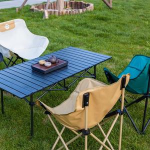 Silla Plegable Portátil para Camping, Silla Luna para Exteriores, Taburete Plegable para Senderismo, Picnic, Pesca y Playa - Product Image 6