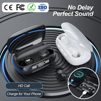 Écouteurs sans fil TWS CE Rohs BQB XY60 avec recharge inversée 2000 mAh, suppression du bruit ENC, casque Bluetooth sans fil