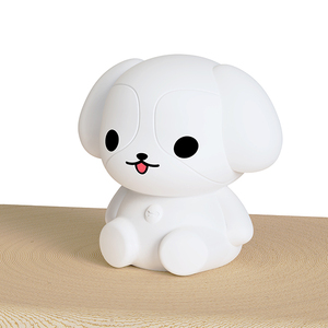 Lámpara de noche recargable con forma de Animal de silicona personalizada, lámpara de perro regulable <span class=keywords><strong>LED</strong></span> RGB con Control de grifo para esquina de cabecera de dormitorio de niños - Product Image 3