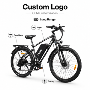 Bicicleta Eléctrica de Montaña E-MTB de 27.5 Pulgadas, 108 km de Autonomía para Servicio de Mensajería con Batería Grande Personalizable - Product Image 1