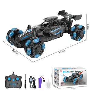 Voiture RC F1 4x4 à l'échelle <span class=keywords><strong>1</strong></span>:10, modèle de loisir, haute vitesse, <span class=keywords><strong>drift</strong></span> et cascades, avec pulvérisation de fumée et éclairage 360° °   Crawler RC rotatif 4x4 pour enfants - Product Image 6