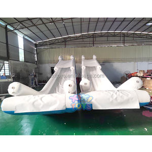 Équipement gonflable de jeu d'eau de PVC durable commercial Yacht gonflable et quai de bateau d'océan glisse le château gonflable d'amusement - Product Image 5