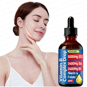 Complesso Vitaminico B in Gocce <span class=keywords><strong>Ultra</strong></span> Potenti, B12, B6, B1, Niacina e Folato Liquidi, Assorbimento Rapido per un <span class=keywords><strong>Boost</strong></span> di Energia - Product Image 1